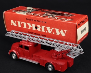 Marklin models 8023 magirus turntable fire engine ff826 back