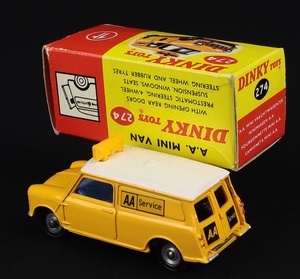 Dinky toys 274 a.a. mini van ff838 back