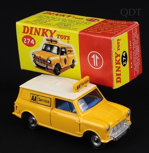 Dinky toys 274 a.a. mini van ff838 front