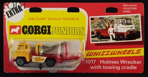 Corgi juniors 1017 holmes wrecker towing cradle ff843 front