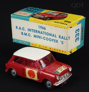 Corgi toys 333 mini cooper sun rally ff862 front