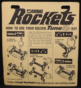 Corgi rockets 902 jaguar xj6 ff918 back