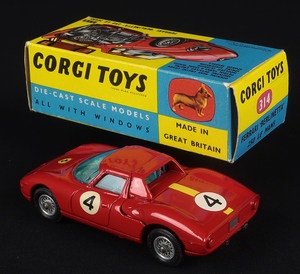 Corgi toys 314 ferrari berlinetta 250 le mans ff929 back