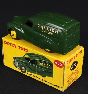 Dinky toys 472 austin van raleigh cycles ff993 back