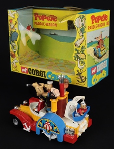 Corgi toys 802 popeye paddle wagon ff998 back