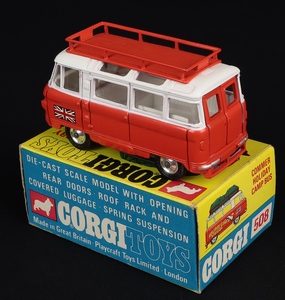 Corgi toys 508 holiday camp special commer bus ff999 back