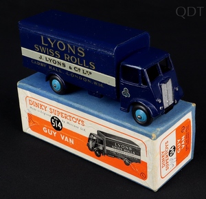 Dinky toys 514 lyons swiss rolls gg34 front