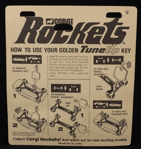 Corgi rockets 904 porsche carrera gg49 back