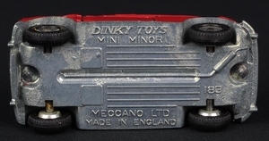 Dinky toys 183 morris mini minor gg58 base