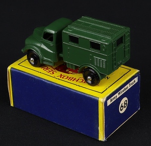 Matchbox models 1 75 army wireless truck gg79 back