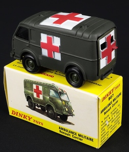 French dinky toys 807 renault military ambulance gg109 back