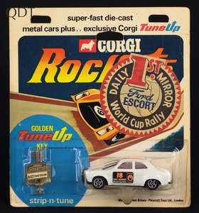 Corgi rockets a 927 ford escort daily mirror world cup rally gg132