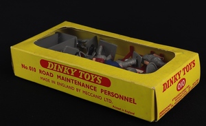 Dinky toys 010 road maintenance personnel gg139 box