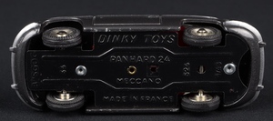French dinky toys 524 coach panhard 24c gg163 base