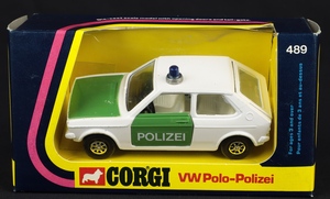 Corgi toys 489 vw polo polizei gg224 front