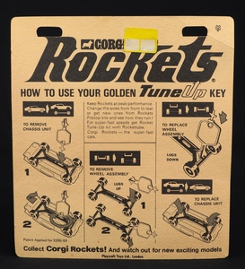 Corgi rockets 905 saint's volvo gg228 back