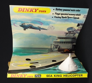 Dinky toys 724 sea king helicoopter gg282 plinth