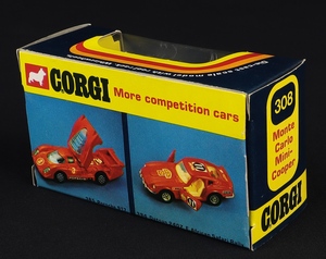 Corgi toys 308 monte carlo mini cooper gg326 back