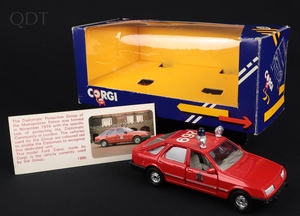 Corgi toys 356 sierra diplomatic protection police gg328 front