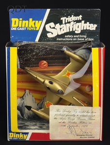 Dinky toys 362 trident starfighter gg331 front