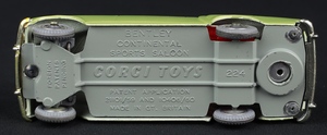 Corgi toys 224 bentley continental gg395 base