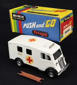 Minic models 75m  push go ambulance gg354 front