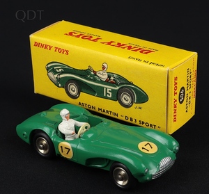 French dinky toys 506 aston martin db3 sport gg468 front