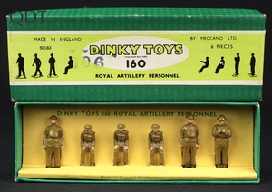 Dinky toys 160 royal artillery personnel gg474 front