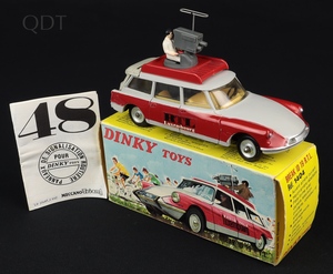 French dinky toys citroen rtl radio tele luxembourg gg504 front
