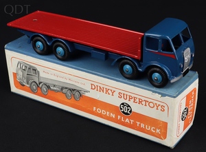 Dinky supertoys 502 foden flat truck gg518 front