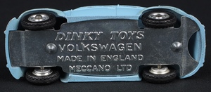 Dinky toys 181 volkswagen gg527 base