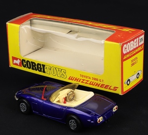 Corgi toys 375 toyota 2000 gt gg542 back