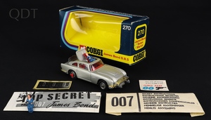 Corgi toys 270 james bond aston martin db5 gg546 front