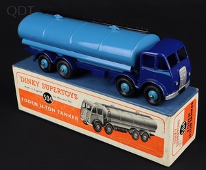 Dinky supertoys 504 foden 14 ton tanker gg559 front