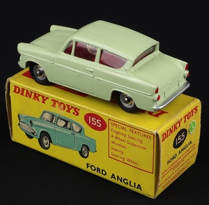 Dinky toys 155 ford anglia gg566 back