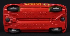Corgi toys 349 morris mini minor pop art mostest gg579 base