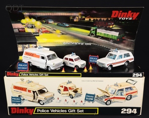 Dinky gift set 294 police vehicles set gg582 front