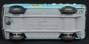 Corgi toys 447 wall's ice cream van gg615 base