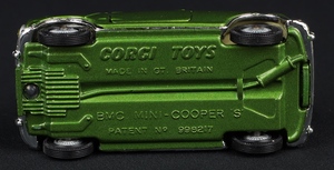 Corgi toys 334 mini cooper magnifique gg647 base