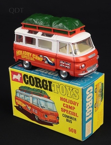 Corgi toys 508 holiday camp special commer bus gg648 front 1