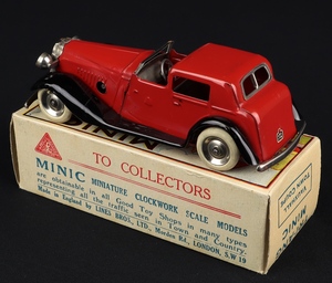 Tri ang minic models 18m vauxhall town coupe gg657 back