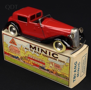 Tri ang minic models 18m vauxhall town coupe gg657 front