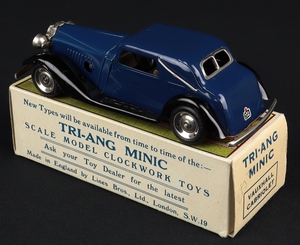 Tri ang minic models 19m vauxhall cabriolet gg658 back