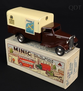 Tri ang minic models 79m gwr delivery van gg659 front