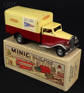 Tri ang minic models british railways delivery van 107m gg660 front