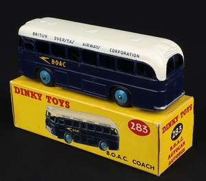 Dinky toys 283 boac coach gg682 back