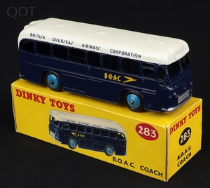 Dinky toys 283 boac coach gg682 front