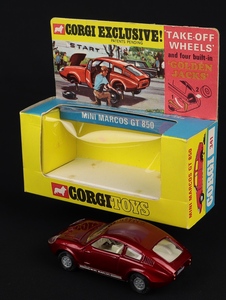 Corgi toys 341 mini marcos gt 850 gg706 back