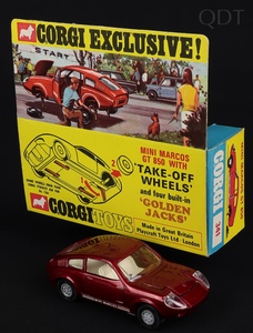 Corgi toys 341 mini marcos gt 850 gg706 front
