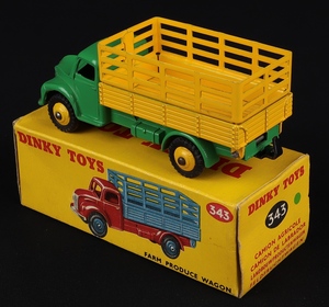 Dinky toys 343 farm produce wagon gg724 back